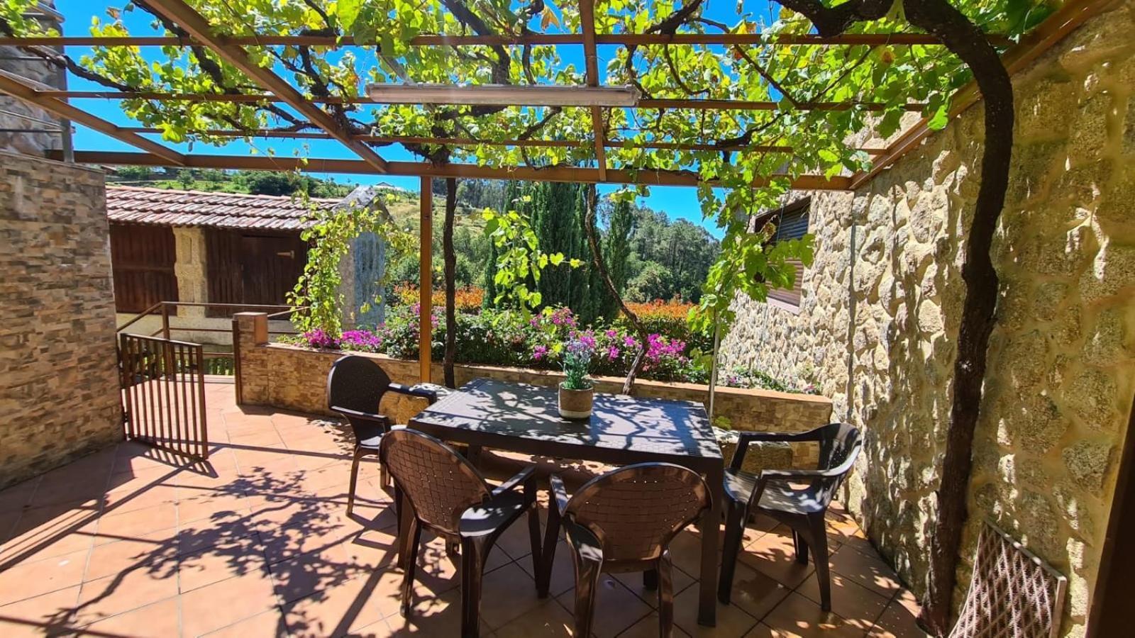 Casa Rural O Carballo Da Pedra La Caniza Bagian luar foto