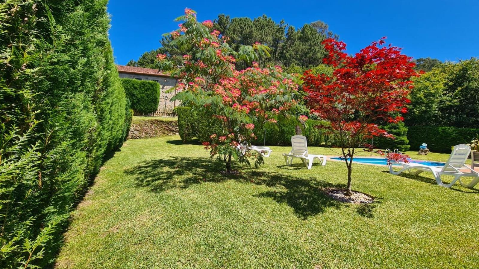 Casa Rural O Carballo Da Pedra La Caniza Bagian luar foto