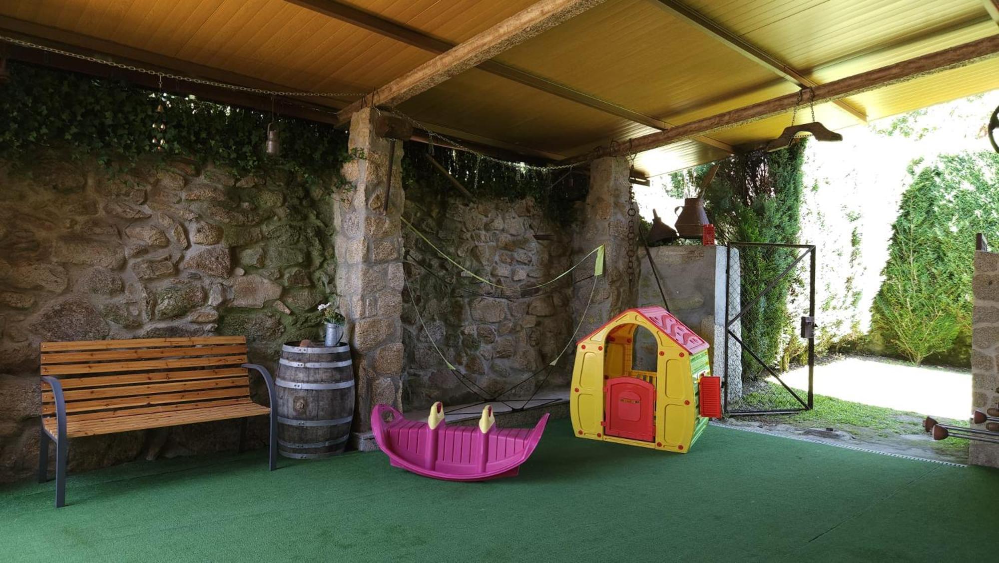 Casa Rural O Carballo Da Pedra La Caniza Bagian luar foto