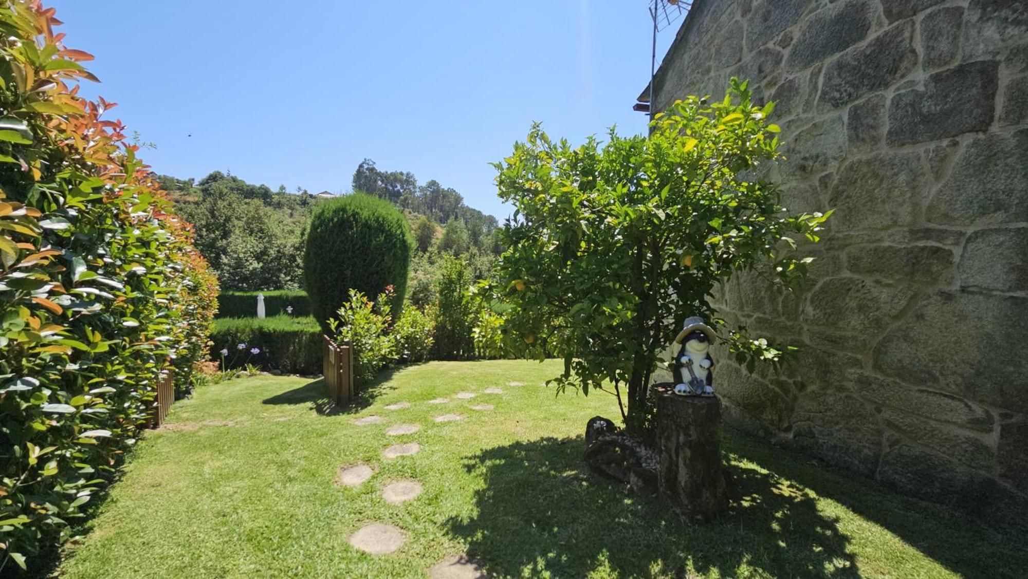 Casa Rural O Carballo Da Pedra La Caniza Bagian luar foto